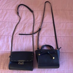 Two small black bags